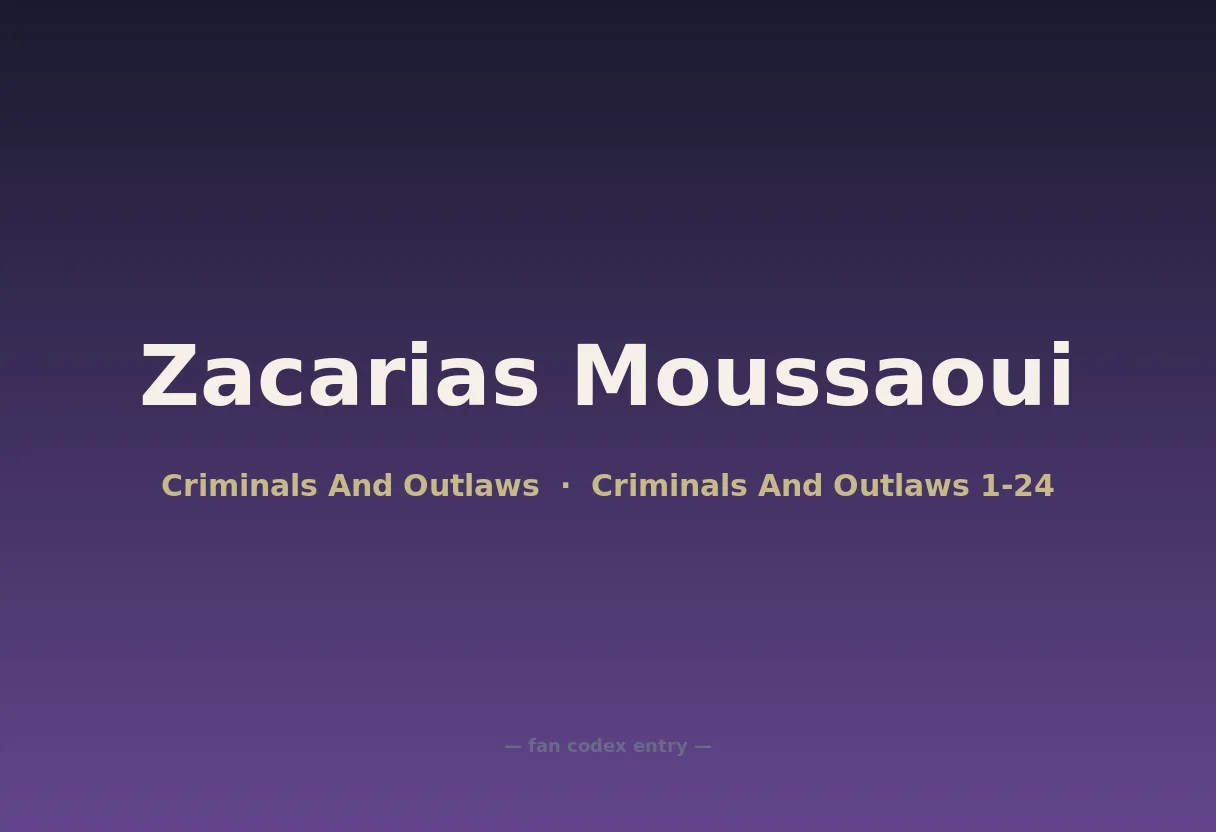 Zacarias Moussaoui