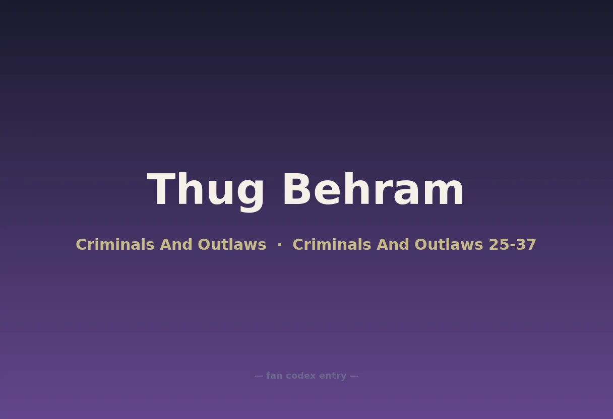 Thug Behram