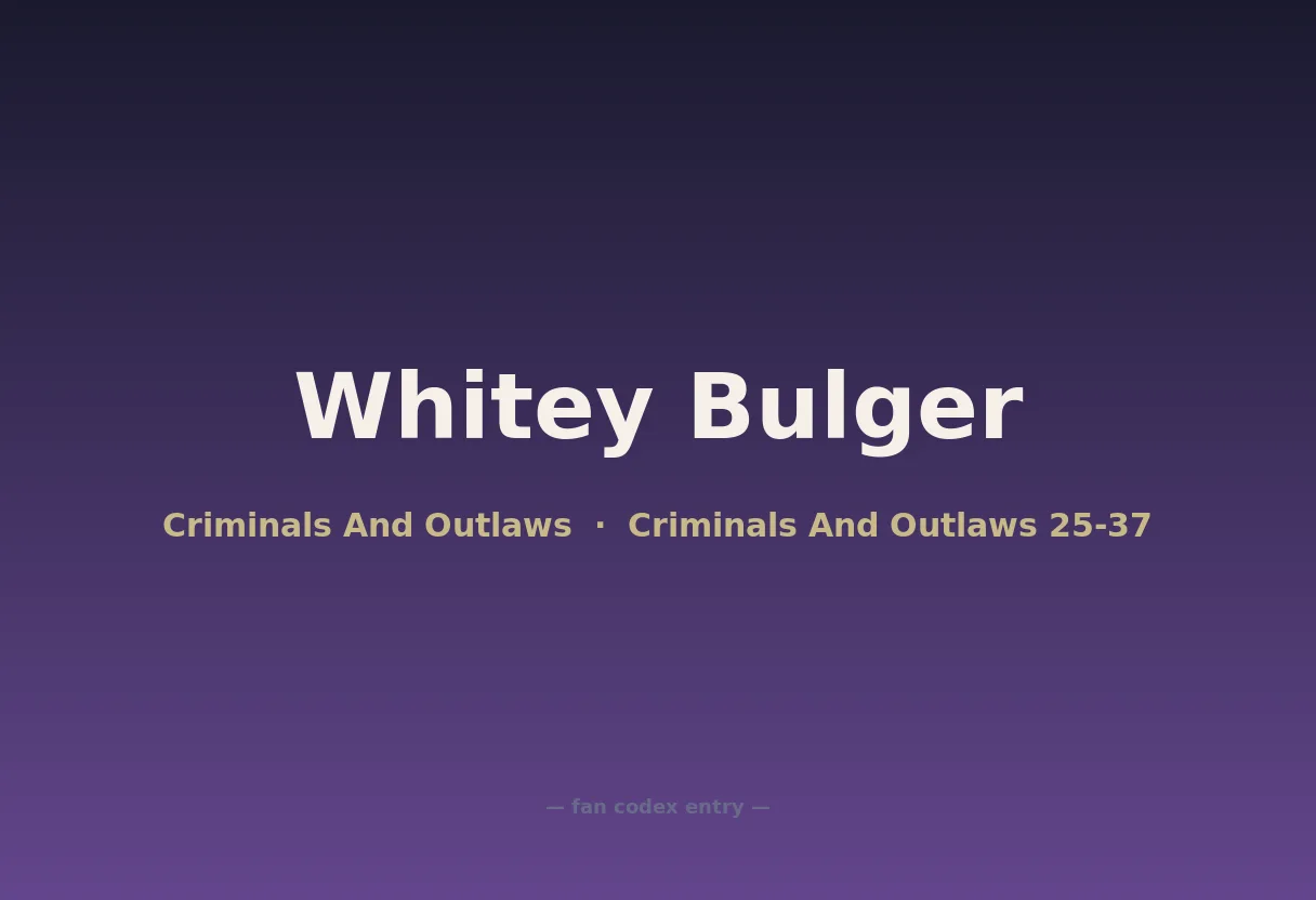 Whitey Bulger